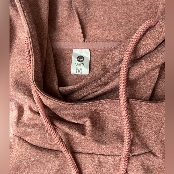 Senita Athletics Cali Hoodie, Mauve, Size M - Picture 2 of 3